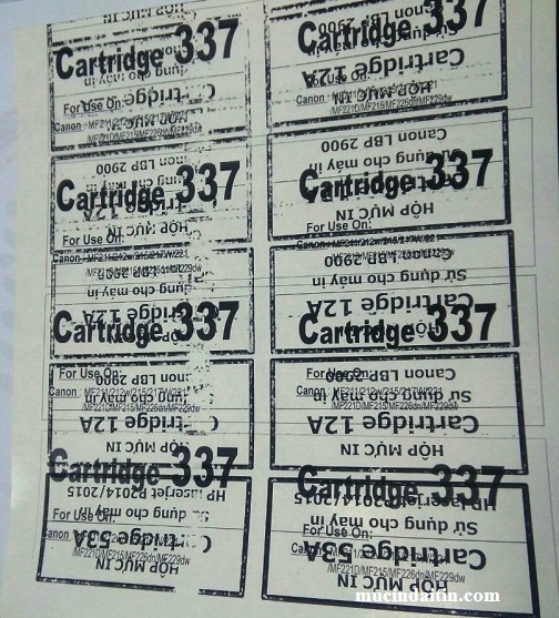 Hướng dẫn sửa máy in bị bóng chữ