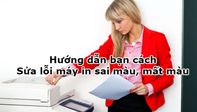 Hướng dẫn sửa máy in T60 Epson in sai màu